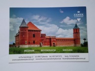 TYKOCIN - zamek - karta z mapką