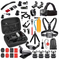 ZESTAW XXL AKCESORIA DO KAMER SPORTOWYCH MOCOWANIE UCHWYT SZELKI WALIZKA