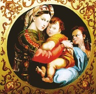 Madonna dela Seggiola- W.Kowal wg Raphaela S.