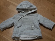 KURTKA PŁASZCZYK NIEMOWLĘCY OCIEPLANY SZARY R.68