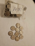 Zestaw 10 groszy 2010 , 10 sztuk monet z woreczka menniczego
