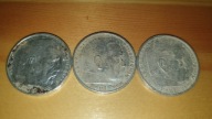 3 sztuki 5 marek 1936 , 1937 i 1939- srebro .900