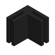 ŁĄCZNIK DO PŁYT MODELARSKICH – L, OTWARTY, 3 MM, KĄTOWY