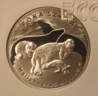 20 ZŁ ZŁOTYCH 2007 FOKA SZARA - GRADING GCN PR70