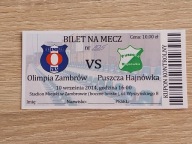 Olimpia Zambrów - Puszcza Hajnówka , 2014 rok