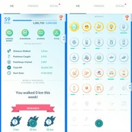 Pokemon GO konto Level 59, 44x Legendary, 34x IV100, 17x Shiny, 5x Mythical