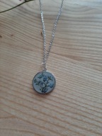 Naszyjnik z żywicy z suszonymi kwiatami Wyjątkowe prezent