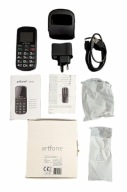 Telefon dla seniora artfone CS182 czarny USZKODZONY