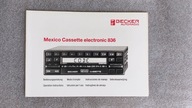NOWA instrukcja obsługi radio BECKER MEXICO 836 Mercedes W201 W124 książka