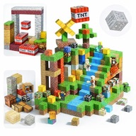 KLOCKI MAGNETYCZNE MINECRAFT KONSTRUKCYJNE MAINCRAFT PIKSELE PIXELE 50 SZT