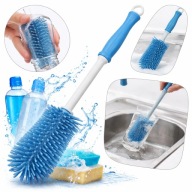 SILIKONOWA SZCZOTKA DO MYCIA BUTELEK SZKLANEK TERMOSU DŁUGA