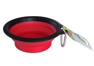 MISKA DLA PSA KŁADANA 350ML TURYSTYCZNA SPACEROWA NA WODĘ CZERWONA PROMOCJA