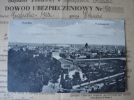 Tczew / Dirschau - panorama miasta - stara pocztówka z 1916 r