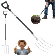 WIDŁY GOSPODARCZE OGRODOWE DO OBORNIKA SŁOMY SIANA CELLFAST METALOWE 137CM