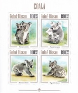 Gwinea Bissau 2013 ** cena 6,50 zł kat.8,00€. - koala, arkusz