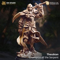 Champion Theubian - DM Stash - figurka RPG DnD D&D - druk 3D 14K