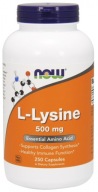 Suplement diety Now Foods L-Lysine 500 mg 250 kapsułek