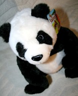 DUŻA MASKOTKA PLUSZOWA PANDA MI CLASSICO HEUNEC SUPER JAKOŚĆ I WYKOŃCZENIE!
