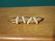 Stara spinka do włosów z mosiądzu