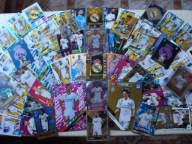 Karty piłkarskie REAL MADRYT. Super zestaw 77 kart REAL MADRYT.