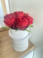 Flower box kwiaty na walentynki dzień matki dzień kobiet urodziny