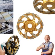 TARCZA DIAMENTOWA DO SZLIFOWANIA BETONU 125 22,2mm GARNKOWA FREZ GOLD