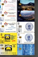 Grecja. 50 greckich kart telefonicznych chipowych z zużytych-12