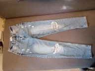 dżinsy Sinsay Mom Fit niebieskie roz.34