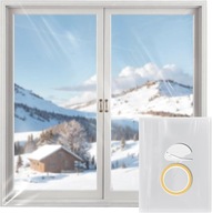 Folia termoizolacyjna przezroczysta na okno szybę 1,5 x 1,7 m