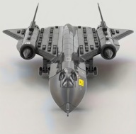 KLOCKI KONSTRUKCYJNE SAMOLOT SR-71 BLACKBIRD