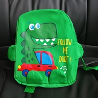 Mały plecaczek plecak DINOZAUR DINO zielony smok