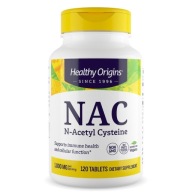 Healthy Origins NAC N-acetylocysteina 1000 mg Detoks Oczyszczenie 120 tabl.
