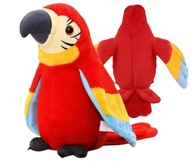 INTERAKTYWNA GADAJĄCA PAPUGA ARA CZERWONA TAŃCZY POWTARZA ŚPIEWA LED