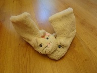 Bambosze, kapcie dziecięce ciepłe KOTKI roz 10/11