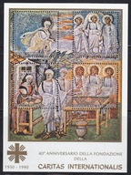 Watykan Mi.Nr Blok 12 - mozaika z bazyliki Santa Maria Maggiore czysty **