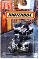 MATCHBOX MOTOCYKL BMW R1200RT-P MOTOR POLICE EUROPEAN STREETS NOWOŚĆ 2024