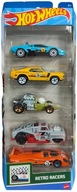 Hot Wheels 5 PACK HW RETRO RACERS LAMBORGINI COUNTACH FORD MUSTANG PORSCHE