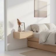 SZAFKA NOCNA Z DREWNA DĘBOWEGO