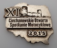 Znaczek, odznaka, blacha zlotowa, motocyklowa No.1716