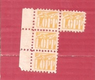 LIGA OBRONY POWIETRZNEJ I PRZECIWGAZOWEJ - 4 ZNACZKI OPŁATY ZA 50 GR.