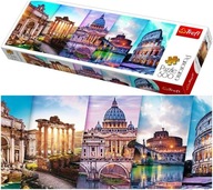 Puzzle Trefl 500 elementów Puzzle Panorama Podróż do Włoch 500