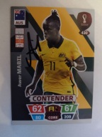 Karta panini autograf Australia Awer Mabi World Cup Qatar 2022
