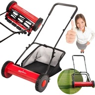 KOSIARKA BĘBNOWA MECHANICZNA PCHANA RĘCZNA KOSZ 15L 40CM WRZECIONOWA ECO