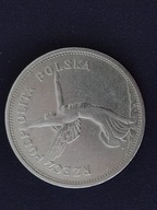 Moneta 5 złotych Nike 1930, ładny stan, srebro, rzadszy rocznik (133)