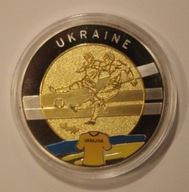 EURO 2012 POLSKA - UKRAINA, NUMIZMAT - UKRAINA + CERTYFIKAT