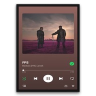 Plakat z ramą 30x40cm FPS – Bedoes rap 2115 rap muzyka | Pomysł na Prezent