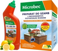 Preparat BROS-Microbec ULTRA 1kg Zapach Cytryny + Żel (PAKIET 35zł/komplet)