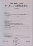 Tarnowskie Studia Teologiczne 37 / 1-2 ; jak nowa
