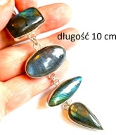 Długi Wisiorek Labradoryt