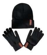 Komplet czapka i rękawiczki zimowe